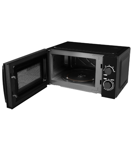 Микроволновая печь Hyundai HYM-M2008 черный, 20 л, 700 Вт, переключатели - поворотный механизм