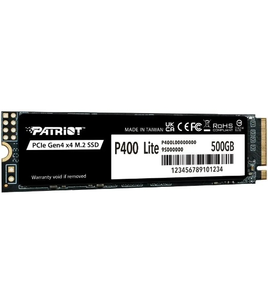 Накопитель SSD Patriot P400 Lite 500Gb (P400LP500GM28H)