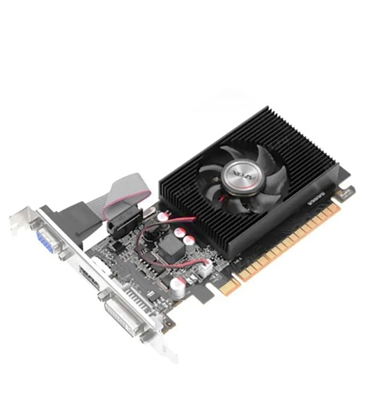 Видеокарта AFOX GT730 2Gb DDR3 PCI-E2.0 2ГБ DDR3, 128 бит, DVI-I, HDMI, VGA (D-Sub), GPU 700 МГц