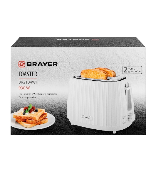 Тостер BRAYER BR2104WH