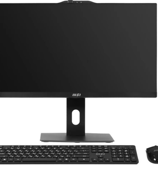 Моноблок MSI Modern AM242P 1M AiO 23,8' FHD (1920x1080)IPS AG Non-touch,Core i7-150U (1.8GHz),16Gb DDR5(2*8Gb),512Gb SSD M.2, Intel UHD, WiFi,BT, camera,WirelessKB&mouse Eng/Rus, No OS,1y,черный (9S6-AE0721-1466)