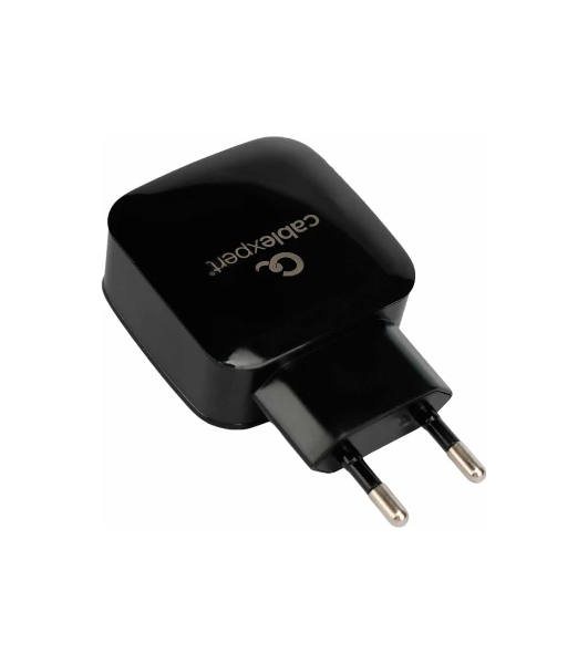 Сетевое зарядное устройство Cablexpert MP3A-PC-41, 18Вт, 3А, быстрая зарядка QC3.0, 1 порт USB, черный, пакет