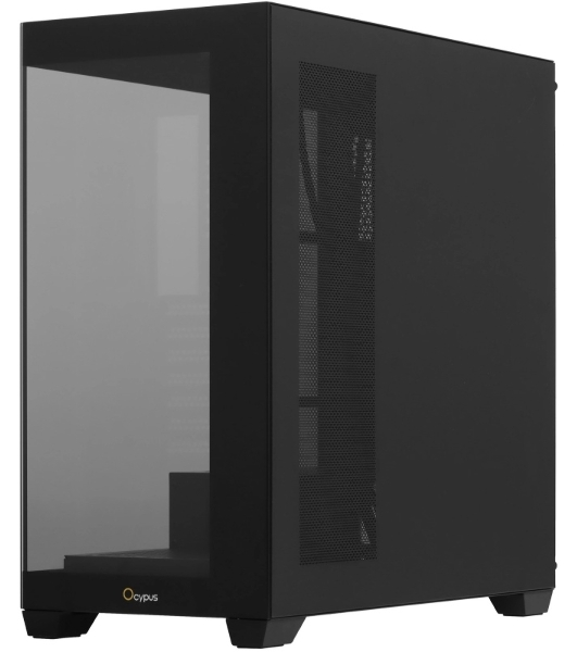 Компьютерный корпус Ocypus Gamma C72 BK ATX/win/black/no PSU/Tempered Glass