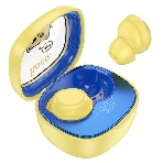 Наушники TWS Hoco EW111 Friendly желтый, внутриканальные, Bluetooth, до 4 ч, фото 1