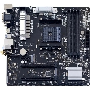 Материнская плата Biostar B550MX/E PRO, AM4, AMD B550, 4xDDR4, 4xSATA, 2xM.2, 1xPCIe 4.0 x16, 1xPCIe 3.0 x4, 1xDVI-D, 1xHDMI, 1xVGA, 1x1Gb LAN, 4xUSB-A 5Gbps, 2xUSB-A 2.0, 1xCOM, 3x3.5 мм, 7.1, mATX