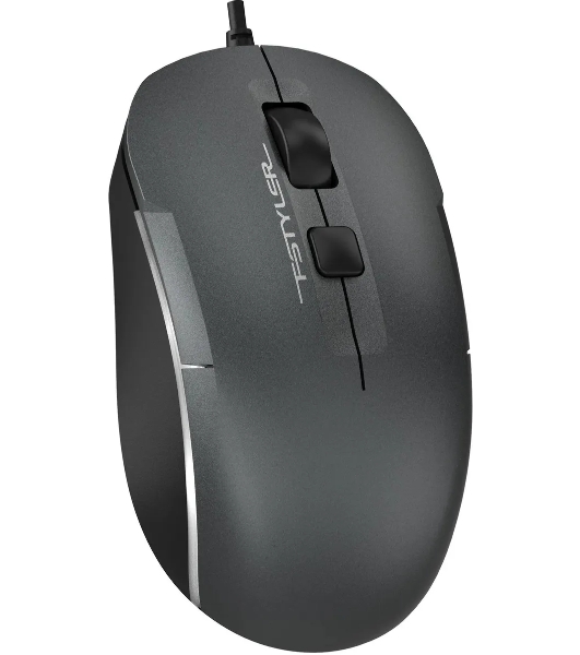 Мышь проводная A4Tech Fstyler FM26 серый/черный, 1600 dpi, USB, кнопки - 4