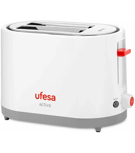 Тостер Ufesa TT7385 белый, 800 Вт, 2 слота
