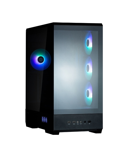 Компьютерный корпус ZALMAN P50 DS, ATX, черный, WINDOW, 2x3.5', 3x2.5', 1xUSB TYPE-C, 2xUSB 3.0, SIDE 3x120мм ARGb, REAR 1x120мм ARGb