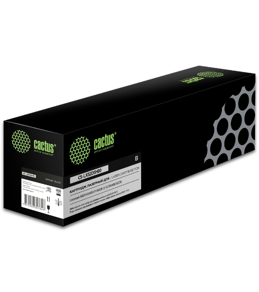 Картридж лазерный Cactus CS-LX52D5H00 (52D5H00) черный (25000 стр.) для Lexmark MS810/MS811/MS812