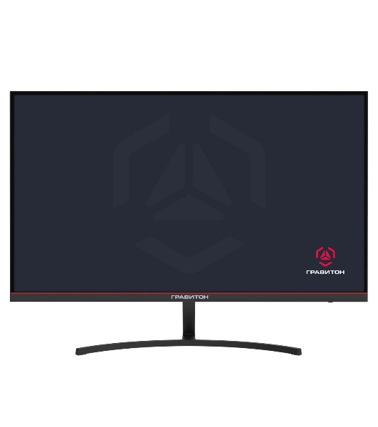 Монитор 27' Гравитон МН27А IPS 1920x1080, 75 Гц, 5 мс, 16:9, 300 кд/м², HDMI 2.0, DP 1.2, VGA, 3.5 мм, динамики (2x3 Вт), FreeSync, Adaptive-Sync, черный