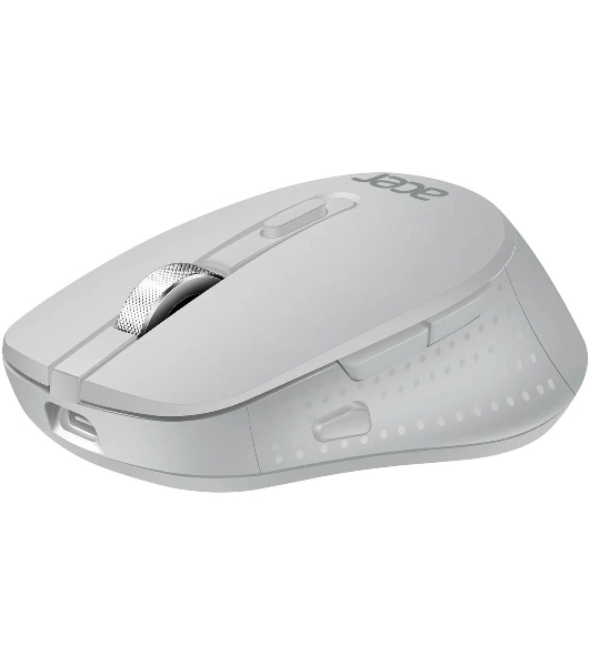 Мышь беспроводная Acer OMR310 светло-серый, 1600 dpi, радиоканал, Bluetooth, USB, кнопки - 7