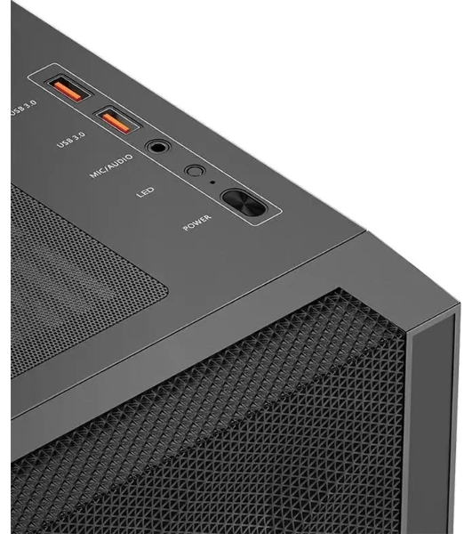 Компьютерный корпус PcCooler C3D510 BK ARGb черный без БП ATX 3x120мм 2xUSB3.0 1xUSB3.1 audio bott PSU
