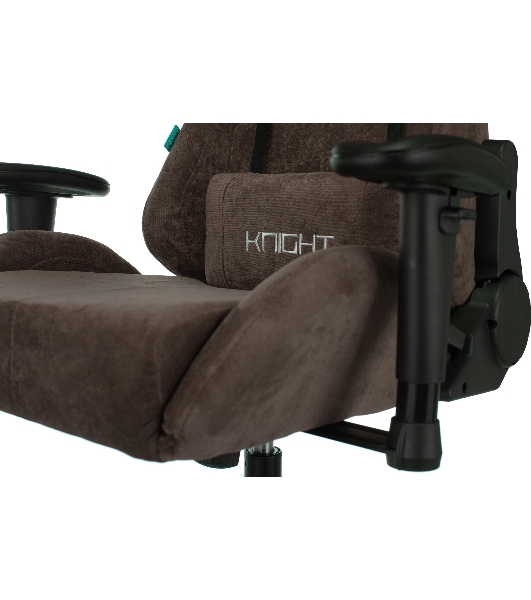 Кресло Бюрократ VIKING KNIGHT LT10 FABRIC коричневый, ткань, 120 кг, механизм качания