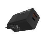 Сетевое зарядное устройство Maxvi A482GN 65W, 1xUSB-A, 1xUSB-C, черный, фото3