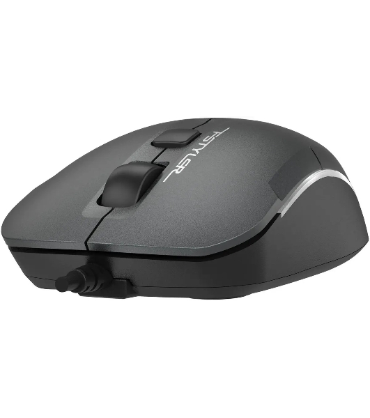 Мышь проводная A4Tech Fstyler FM26 серый/черный, 1600 dpi, USB, кнопки - 4