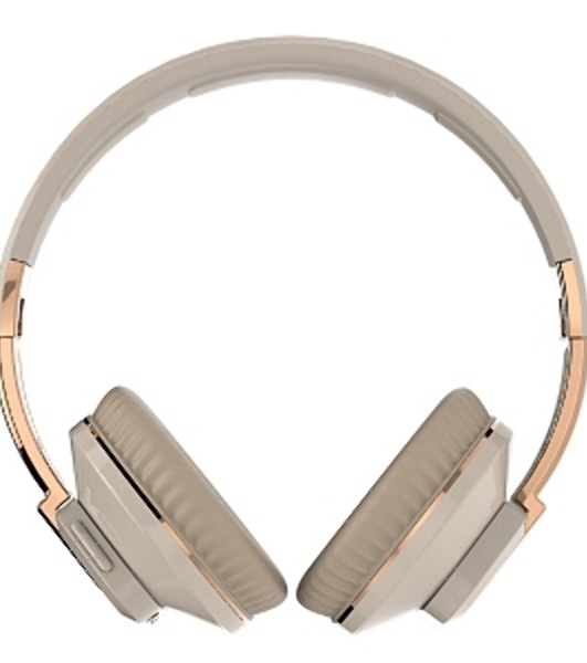Беспроводные наушники MORE CHOICE HW33 бежевый, накладные, Bluetooth, до 6 ч