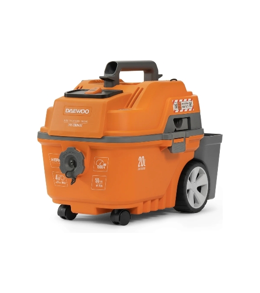 Строительный пылесос Daewoo DAVC 2000 Home 1500Вт (уборка: сухая/сбор воды/выдув) оранжевый