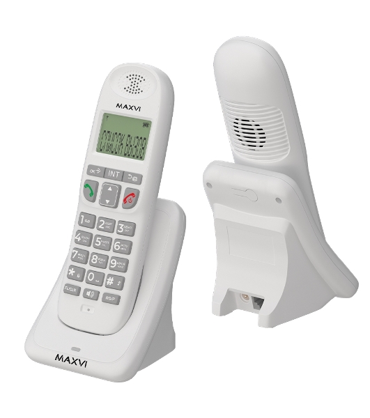Радиотелефон Maxvi AM-01 white (DECT)
