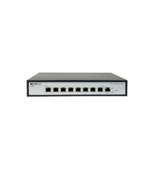 Коммутатор управляемый ORIGO OS6208/A1A L2, 8x10Gbase-T, консольный порт RJ-45, комплект для установки в 19' стойку