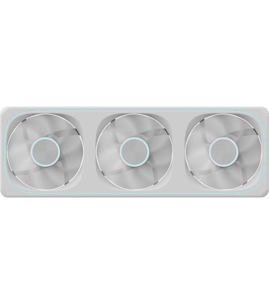 Вентилятор для корпуса Formula Air Fusion 3 Wh ARGb 360х120x28 белый 4-pin 34.95дБ Ret