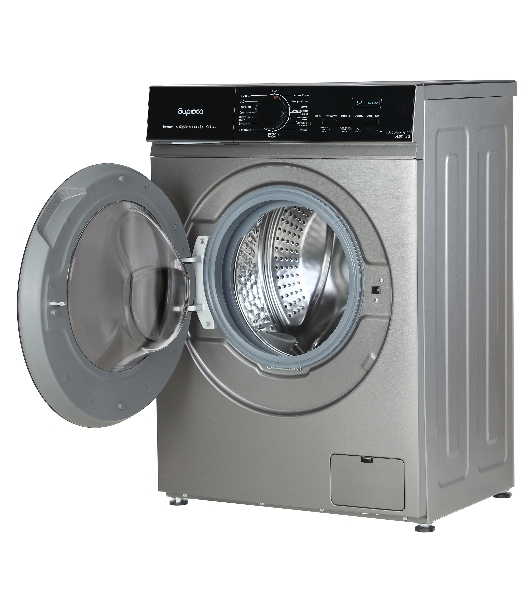 Стиральная машина Бирюса WM-SM812/03 M металлик, загрузка фронтальная 8 кг, 1200 об/мин, класс: А+++