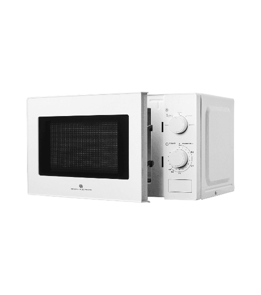 Микроволновая печь General Electronics GE-MS620W белый, 20 л, 700 Вт, переключатели — поворотный механизм