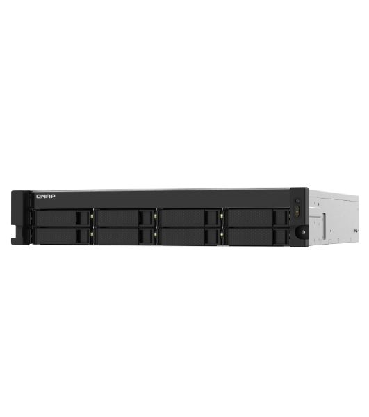 Сетевое хранилище без дисков SMB QNAP TS-832PXU-4G 8-Bay AL324 quad-core 1.7 GHz 2U rackmount NAS, 4Gb DDR4 UDIMM RAM (max 1x16Gb), SATA 6Gb/s, 2x 10GbE SFP+ LAN, 2x2.5 GbE LAN, 1x PCIe Gen2 x2 slot. W/o RAIL-B02