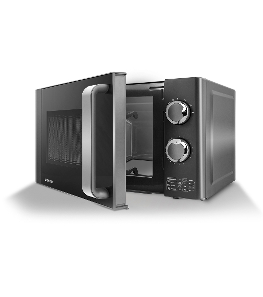 Микроволновая печь Centek CT-1573 серый, 20 л, 700 Вт, переключатели - поворотный механизм