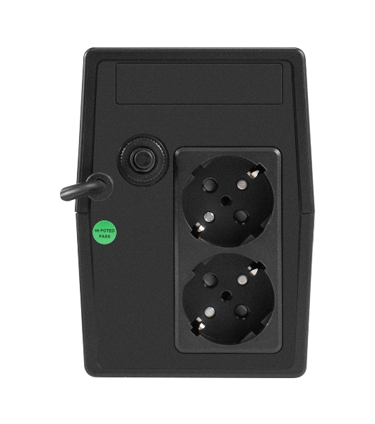 Источник бесперебойного питания ExeGate Smart LB-650.LCD.AVR.2SH (650VA/390W, LCD, AVR, 2*Schuko, батарея 12V 7Ah, черный)