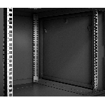 Шкаф телекоммуникационный 19' настенный 9U ExeGate EC-WM-9U.600.G.BLACK (19', 9U, 600x600x500мм (ШхГхВ), передняя дверь закаленное стекло, съемные боковые панели, пыле- и влагозащита IP23, черный RAL 9004), фото6