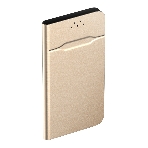 Чехол-книжка универсальный для смартфонов OLMIO р.M, 5.0''-5.5'', (150x73x20мм), золотой, фото 1