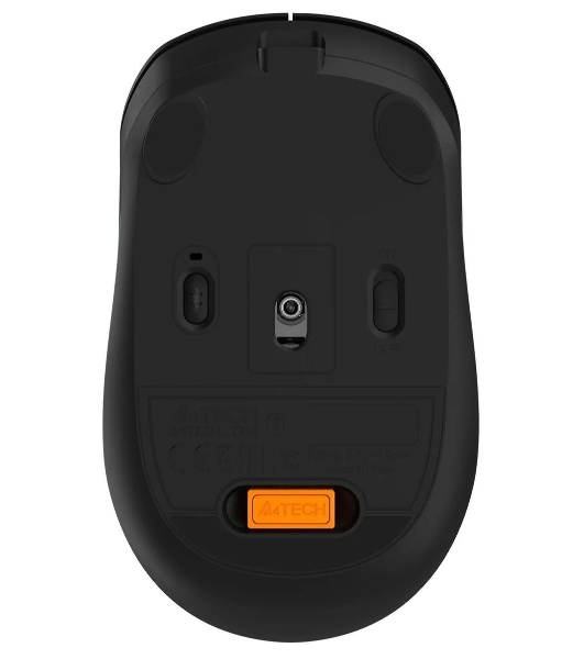 Мышь беспроводная A4Tech Fstyler FB10C черный/синий, 2000 dpi, радиоканал, Bluetooth, USB, кнопки - 4