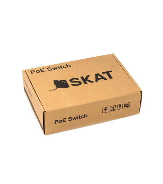 Коммутатор SKAT PoE-8E-2G v.2 PoE Plus 120Вт порты: 8-Ethernet 2-Uplink