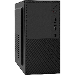 Компьютерный корпус Minitower ExeGate BAA-308-UNS400 (mATX, БП UNS400 с вент. 12см, 2хUSB, HD Audio, черный), фото 1
