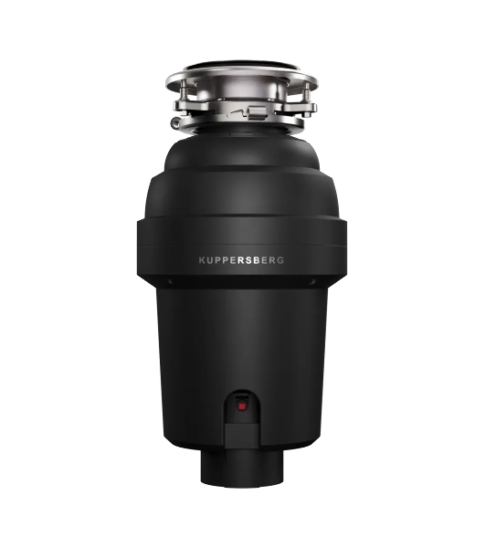 Измельчитель пищевых отходов Kuppersberg WS 550 B, High-Tech, мощность 550 Вт, 3400-3800 об/мин, защита от перегрева, авто выключение, DC мотор, шумоизоляция, уровень шума 70 дБ, черный