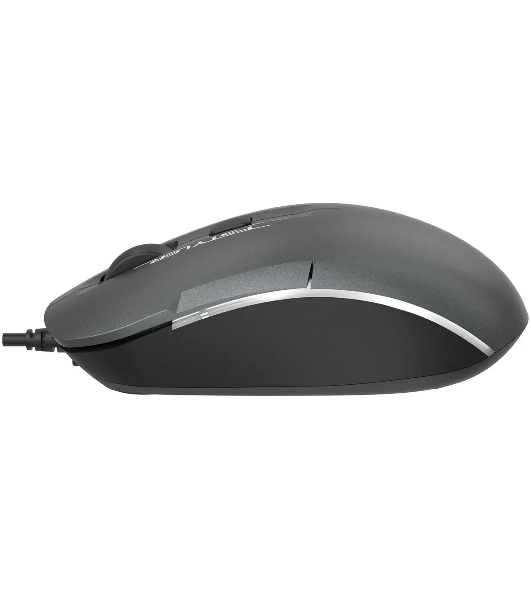 Мышь проводная A4Tech Fstyler FM26 серый/черный, 1600 dpi, USB, кнопки - 4