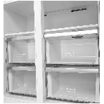 Холодильник LEX LCD450GbGID синий трехкамерный 288/129л морозилка снизу, No Frost, Side-by-Side, фото7