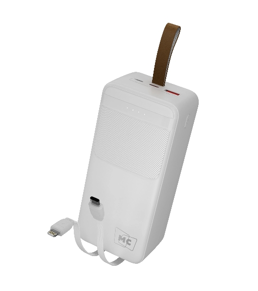 Портативный аккумулятор MORE CHOICE (4620202552846) PB59-40 40000mAh 1USB+1Type-C+1micro USB 3.0A 22.5W PD20WP, белый