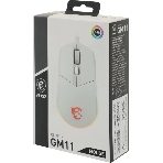 Мышь проводная MSI Clutch GM11 белый, 5000 dpi, USB, кнопки - 6, фото3