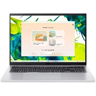 Ноутбук Acer Aspire Go AG16-71P 16' WUXGA IPS/Core 5 120U/UMA/16 GB DDR4/SSD 512GB/NoOS/Silver