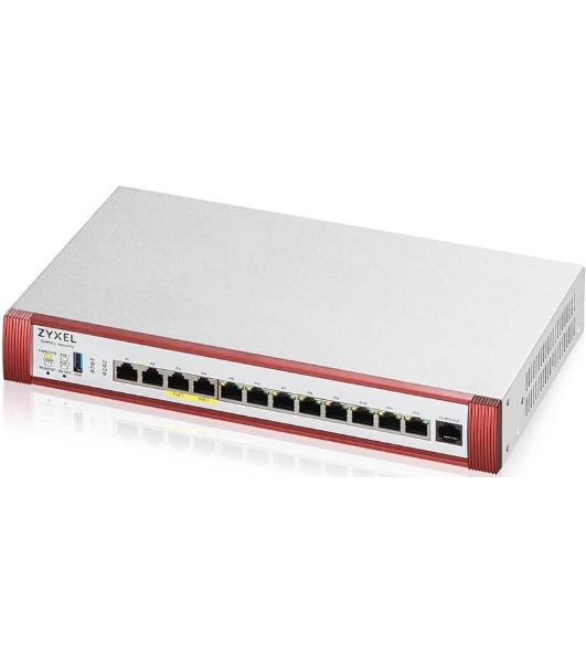 Межсетевой экран Zyxel USG FLEX 500H, Rack, 2xRJ-45: 1/2.5G (LAN/WAN), 2xRJ-45: 1/2.5G PoE+ (LAN/WAN), 8xRJ-45: 1G (LAN/WAN), 1xUSB3.0 **
