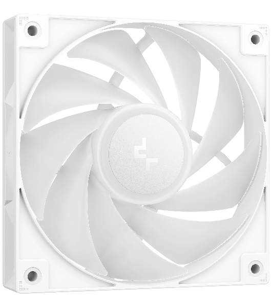 Кулер для процессора DEEPCOOL AG400 WH ARGb V2 белый 120мм алюминий+медь 2100rpm 31.6db 4-pin 220W 152мм