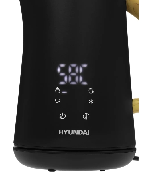 Капучинатор Hyundai HMF-P900 500мл черный/коричневый