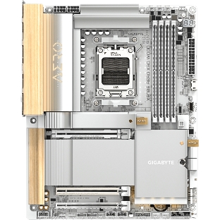 Материнская плата Gigabyte X870E AERO X3D WOOD, AM5, AMD X870E, 4xDDR5, 4xSATA, 4xM.2, 2xPCIe 5.0 x16, 1xPCIe 4.0 x16, 1xHDMI, 2x5Gb LAN, Wi-Fi 7, Bluetooth 5.4, 2xUSB-C 40Gbps (USB4), 1xUSB-C 20Gbps, 5xUSB-A 10Gbps, 3xUSB-A 5Gbps, 3x3.5 мм + S/PDIF оптический, 7.1, вставки из дерева, ATX