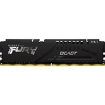 Оперативная память Kingston Fury Beast, DDR5, 16Gb (1x16Gb), 6000MHz, CL30, DIMM, с радиатором, черный, фото3