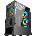 Компьютерный корпус Bloody BD-CC102F черный без БП mATX 2x120мм 2xUSB 2.0 1xUSB 3.0 audio bott PSU, фото7