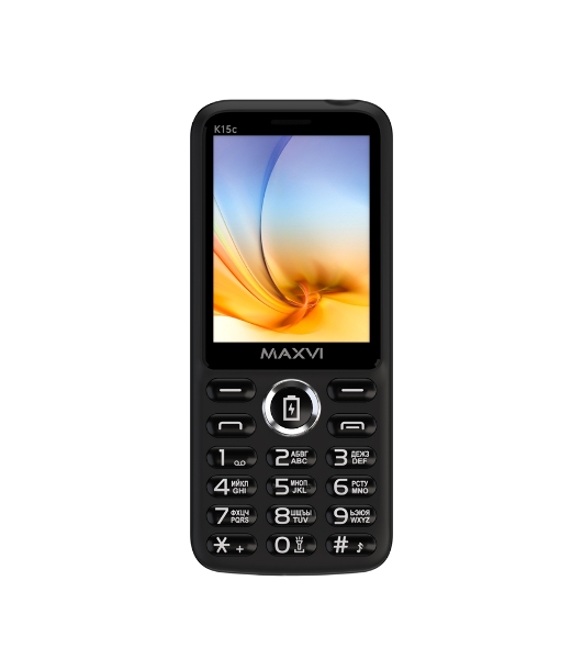 Мобильный телефон Maxvi K15c черный