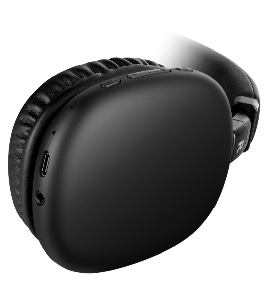 Беспроводные/проводные наушники Sven AP-B325MV черный, накладные, Bluetooth + Jack 3.5 мм, складная конструкция, до 10 ч