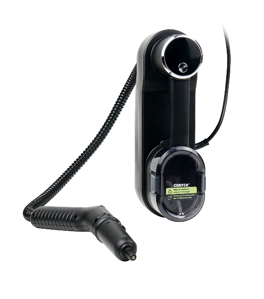 Паровая швабра Centek CT-2581 черный, ручной, 1500 Вт, 40 г/мин, 350 мл