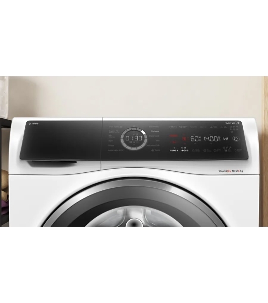 Стирально-сушильная машина Bosch WNC254A0ME белый, загр.фронтальная, макс.: 10,5 кг, 1400 об/мин, класс: D